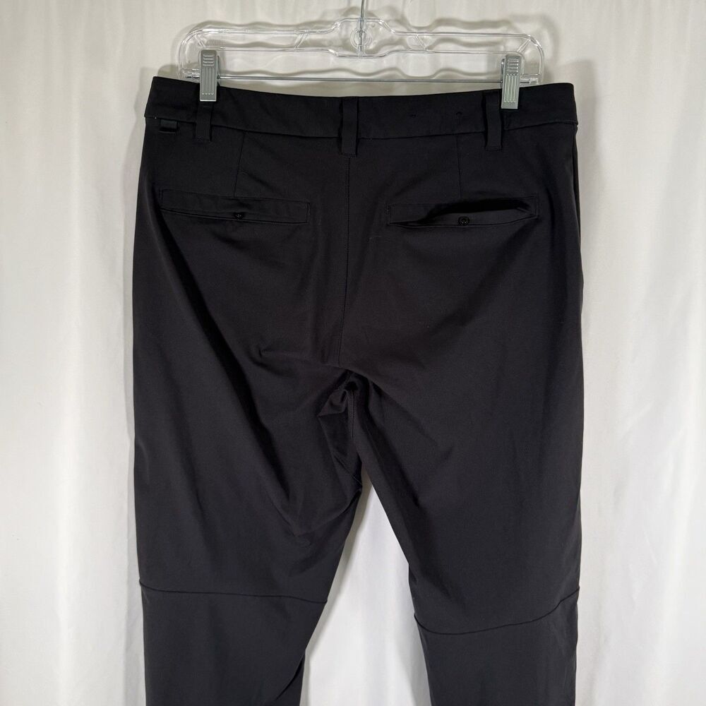 Lululemon Pants Men's 31 Solid Black Pockets Zip Pocket Button Zip Active - Picture 11 of 11